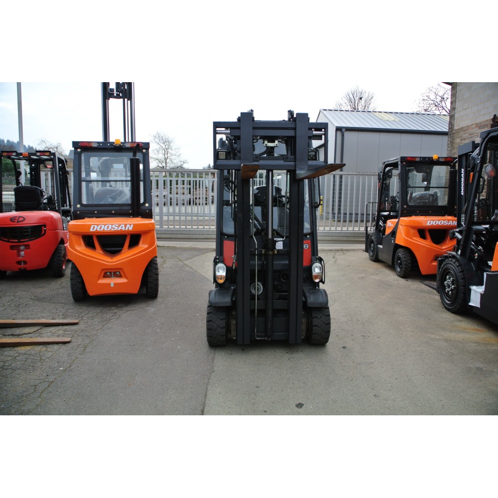 LInde, Gabelstapler, Triplex, Vollfreihub, Seitenschieber